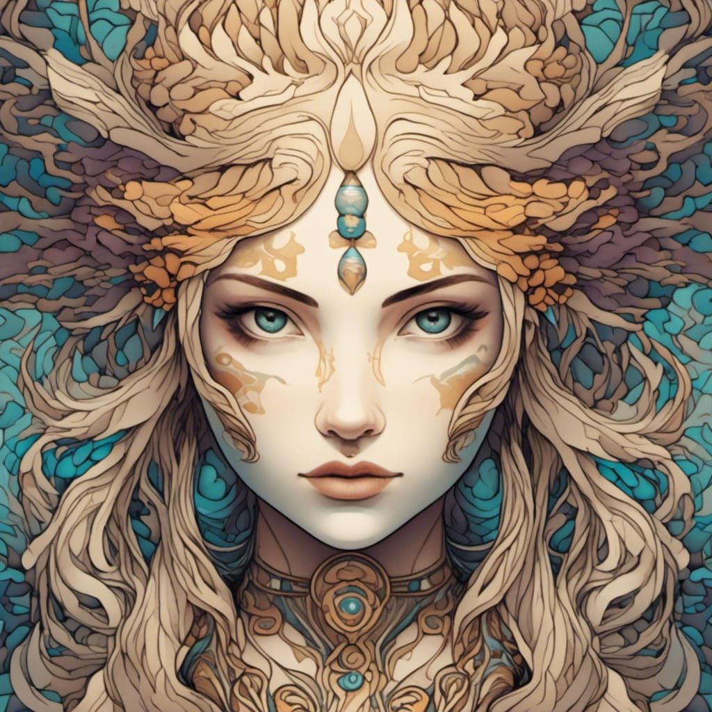 Monterey Bay with Ocean Colors in Ukiyo-e Style