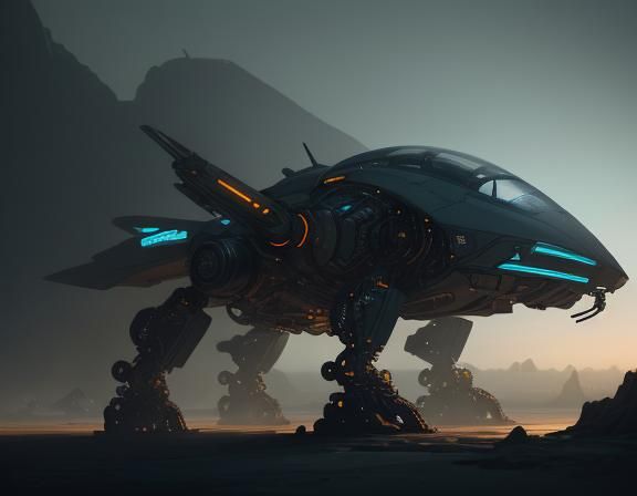 Mouse in Mech Suit Confronts Cat in Sci-Fi Scene