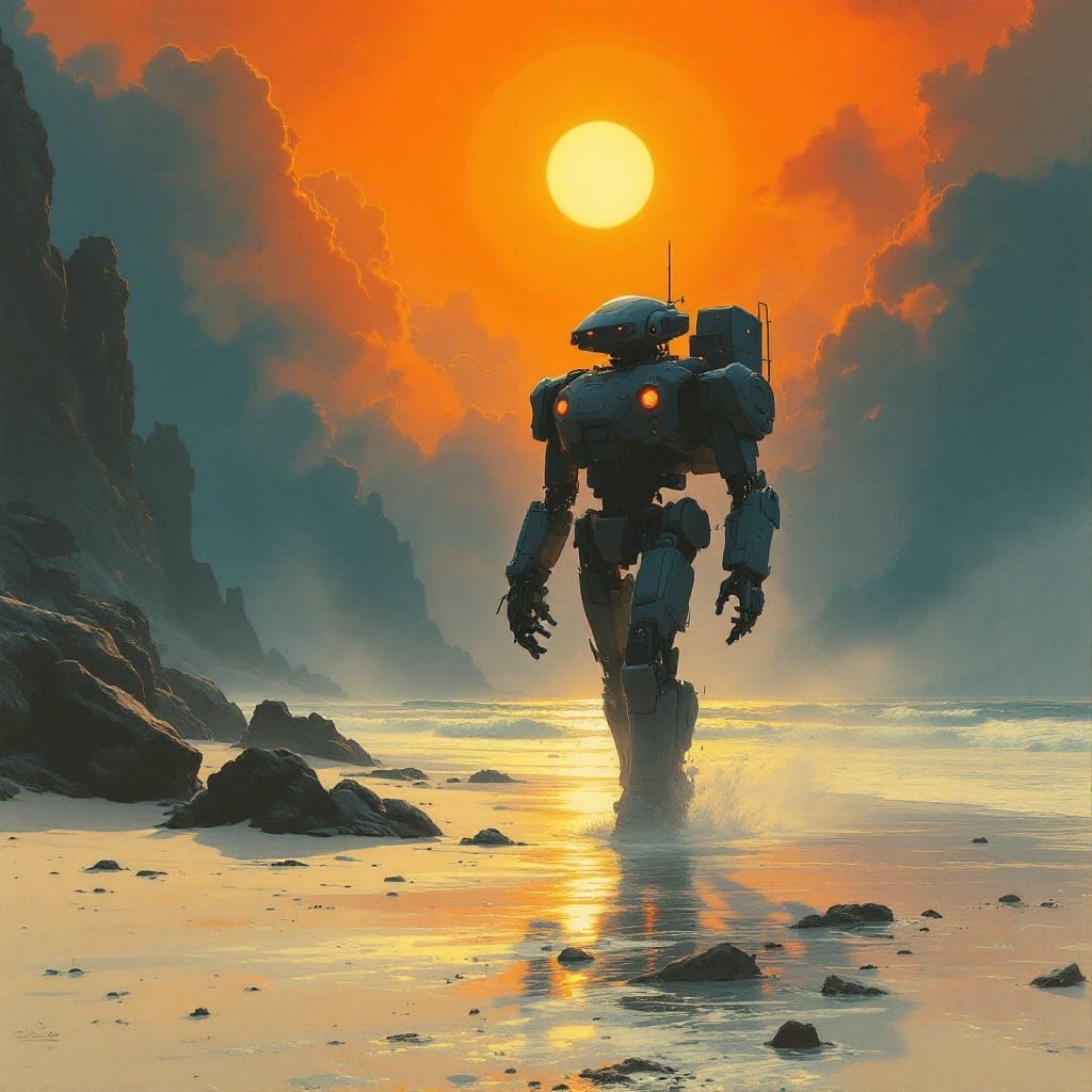 Coastal Wasteland Explorer Droid