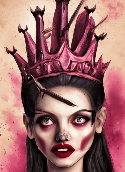 Horror Princess AI Generated Image