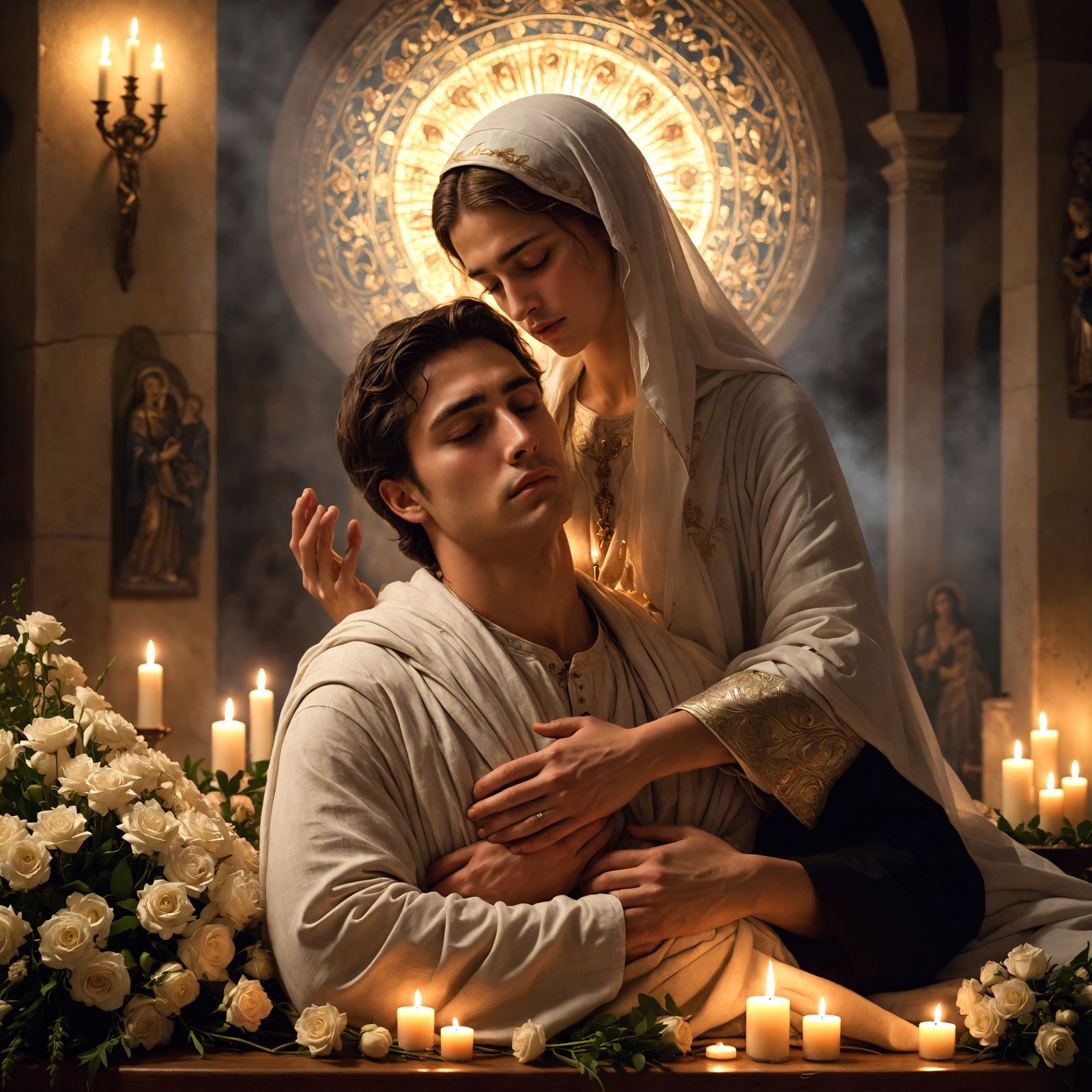 Compassionate Embrace: Divine Solace in Grief