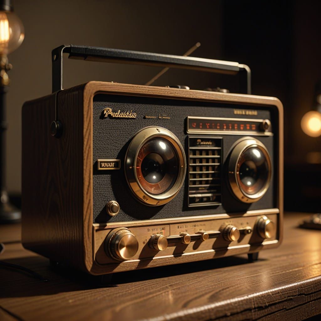 Radio that seems to have a face