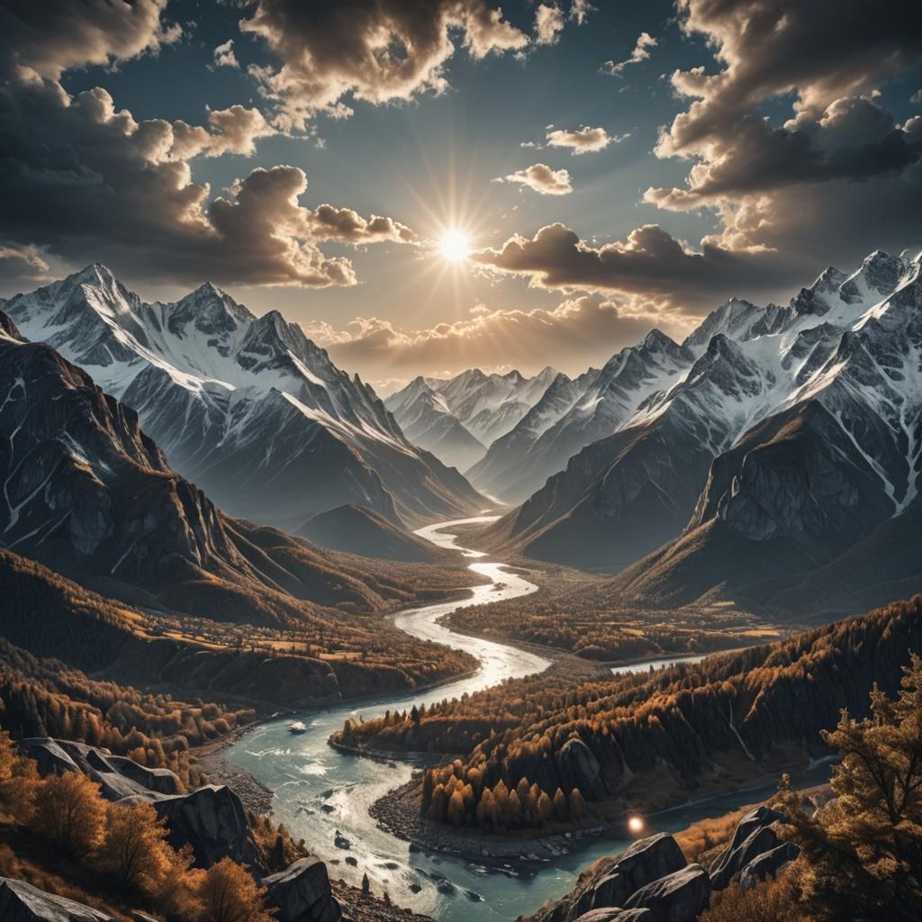 Celestial Harmony in Hyperrealistic Detail