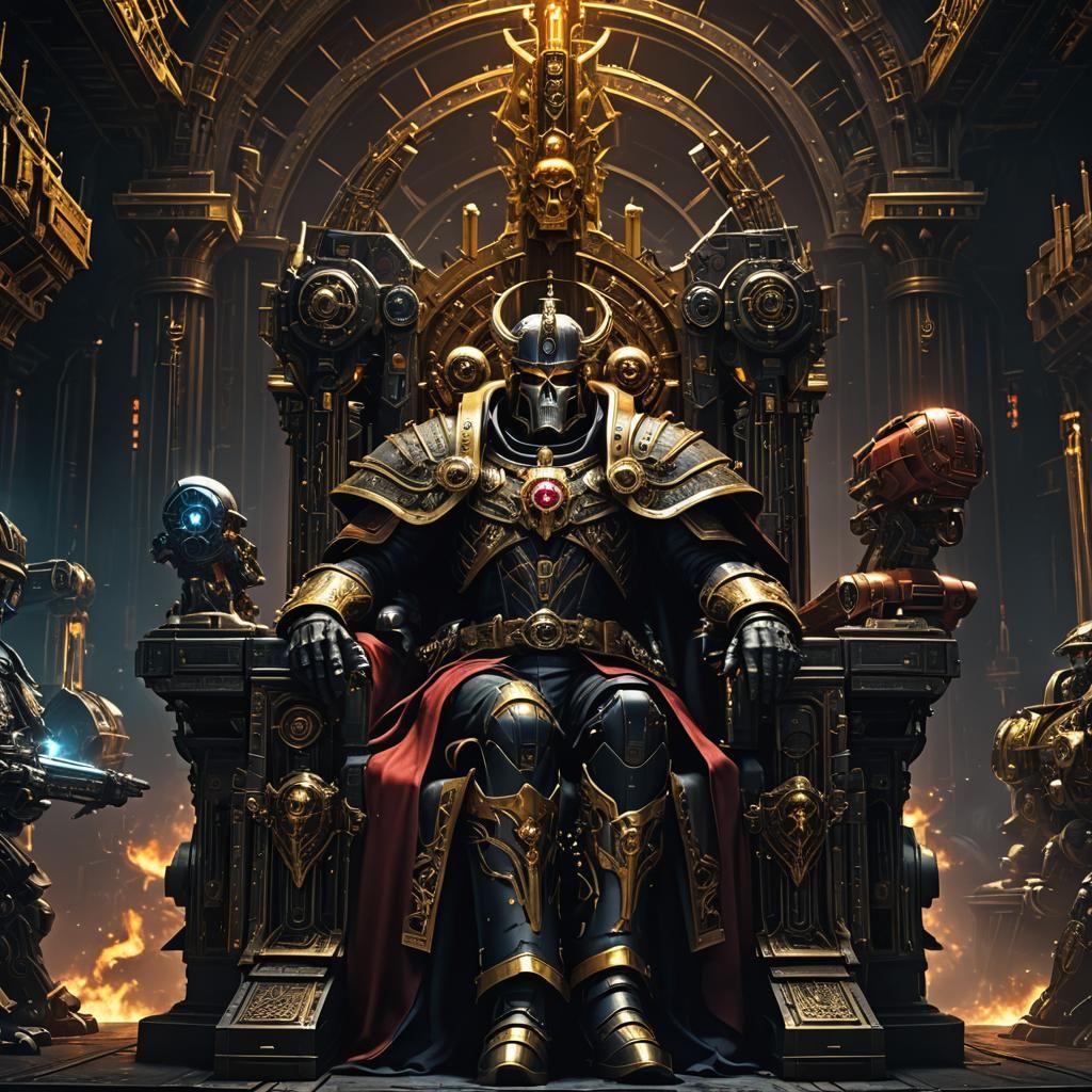 The Emperor of Mankind from Warhammer 40K