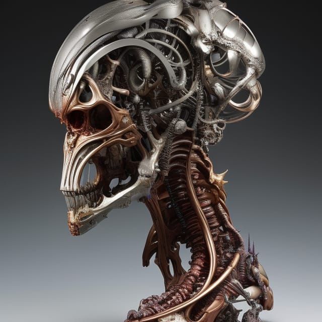 Bust of Ancient Phyrexian Warlord