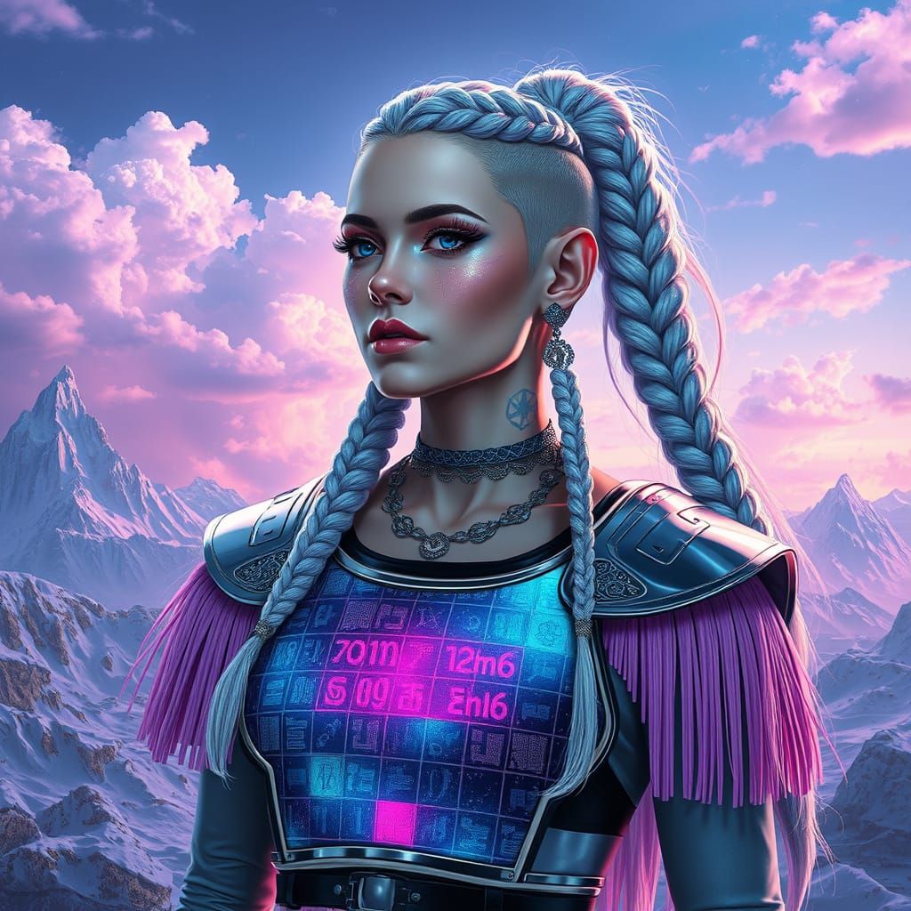 Digital Valkyrie of Cosmic Tears