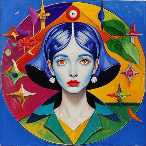 Abstract Fauvism Inspired AI Art