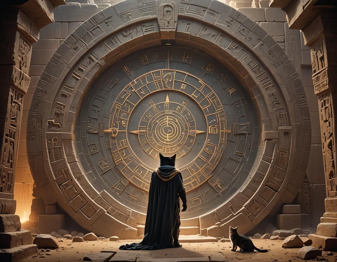 Secret entrance to the world of catgods