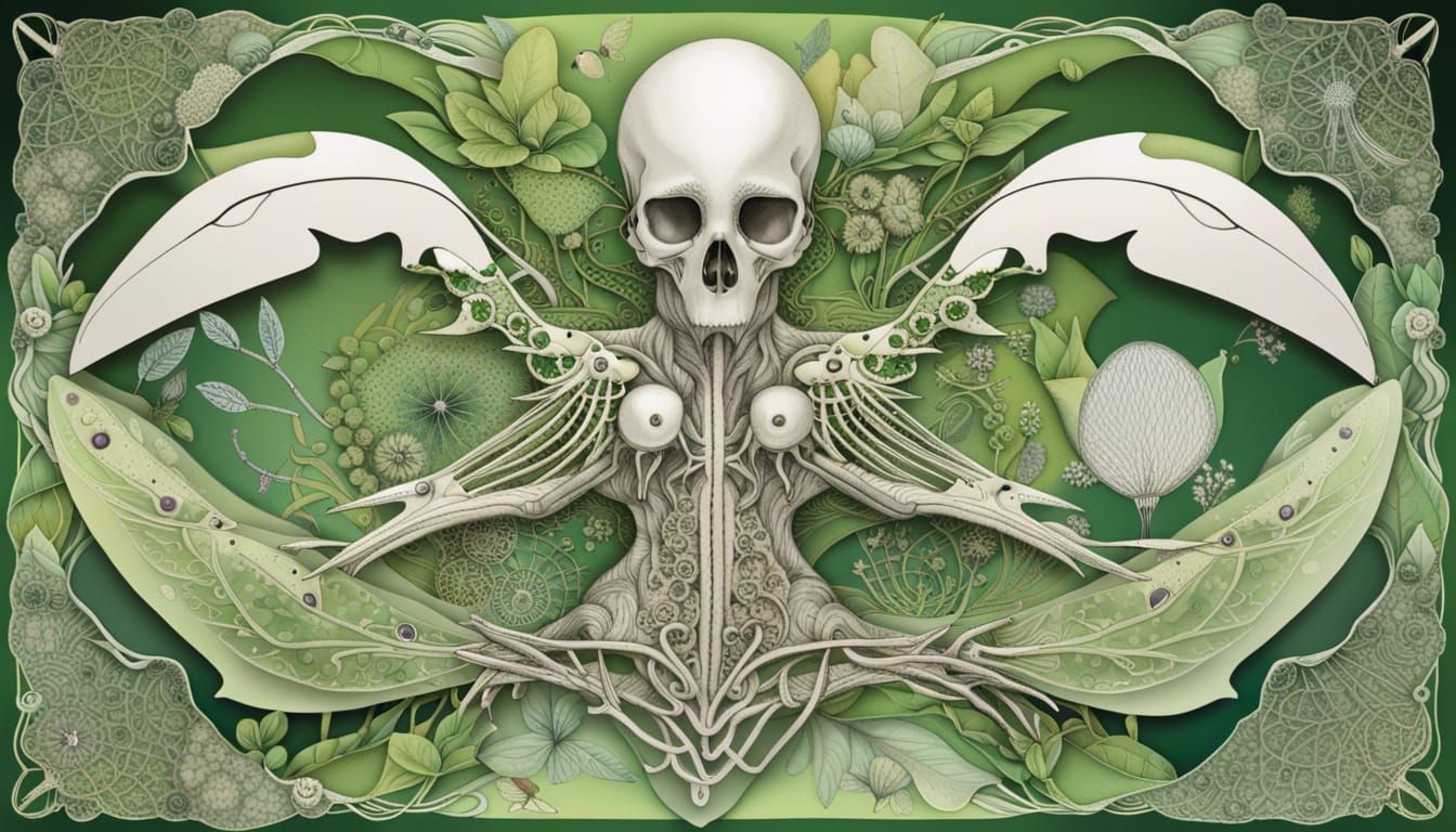 Angelic Guide Through Australian Flora, 3D Shading