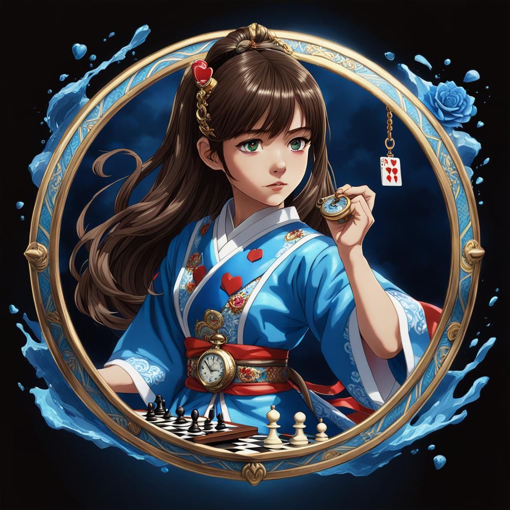 Kamen Rider Alice in Wonderland Kimono