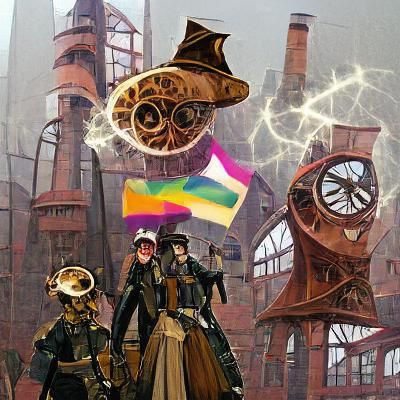 Steampunk Queer Wizards Revolution Planning