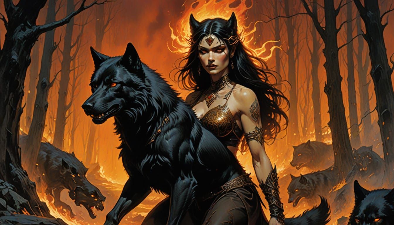 Sensual Fantasy Featuring Wildfire Spirit Naera