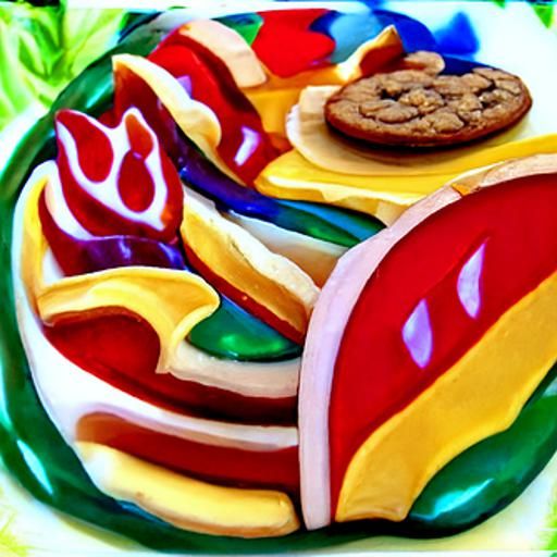 Stained Glass Cookies in a Candyland Wonderland