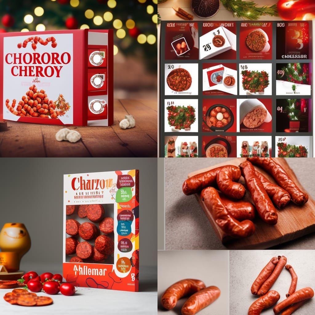 Chorizo Advent Calendar, Professional Photography