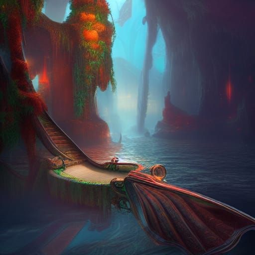 Dream in a Bottle: Fantastical Matte Painting