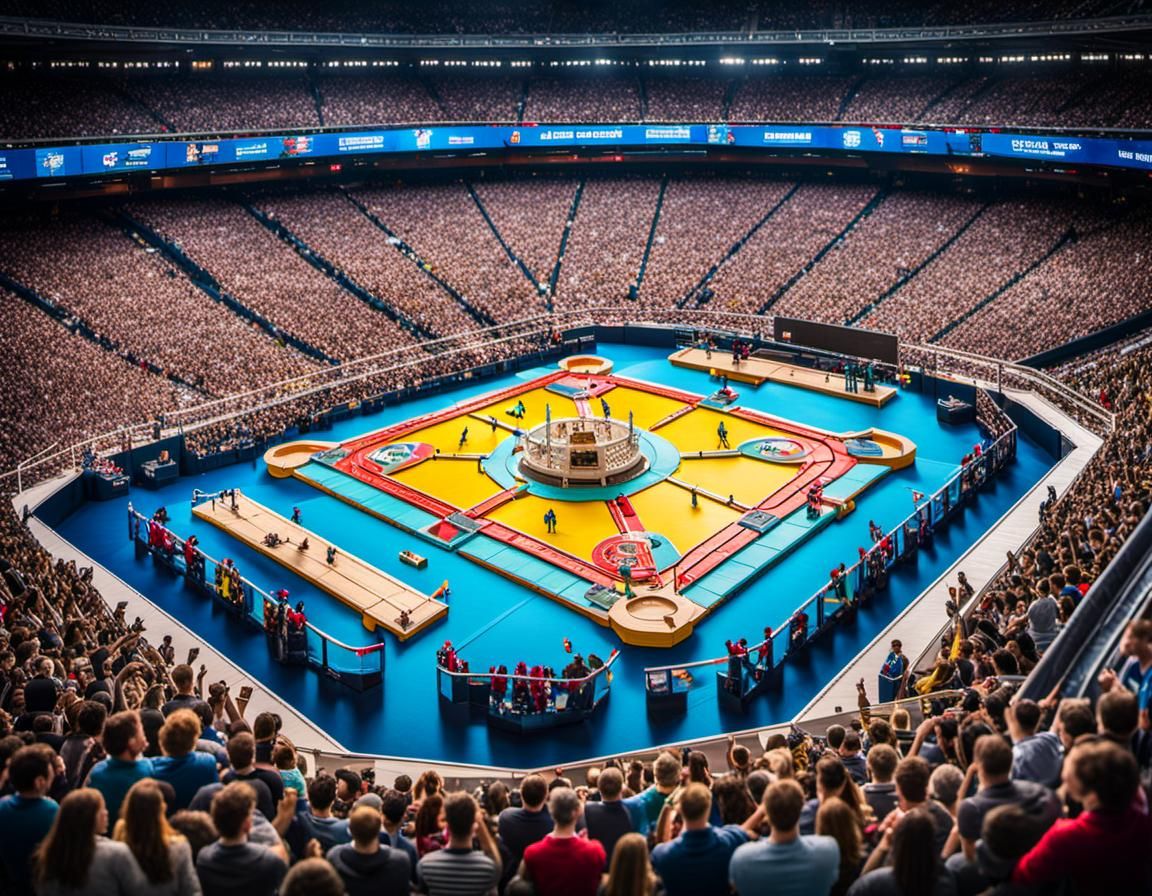 Mousetrap Game in Giant Stadium, Professional Photography