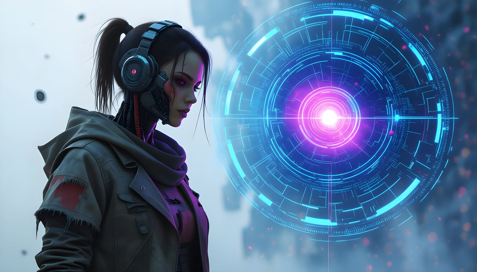 Hyperrealistic Cyborg Reveals Biomechanical Parts