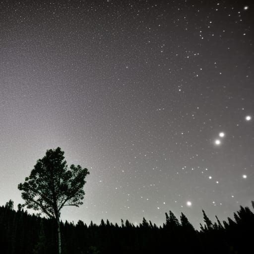 Asteroid Shower in Wilderness: Professional Photography