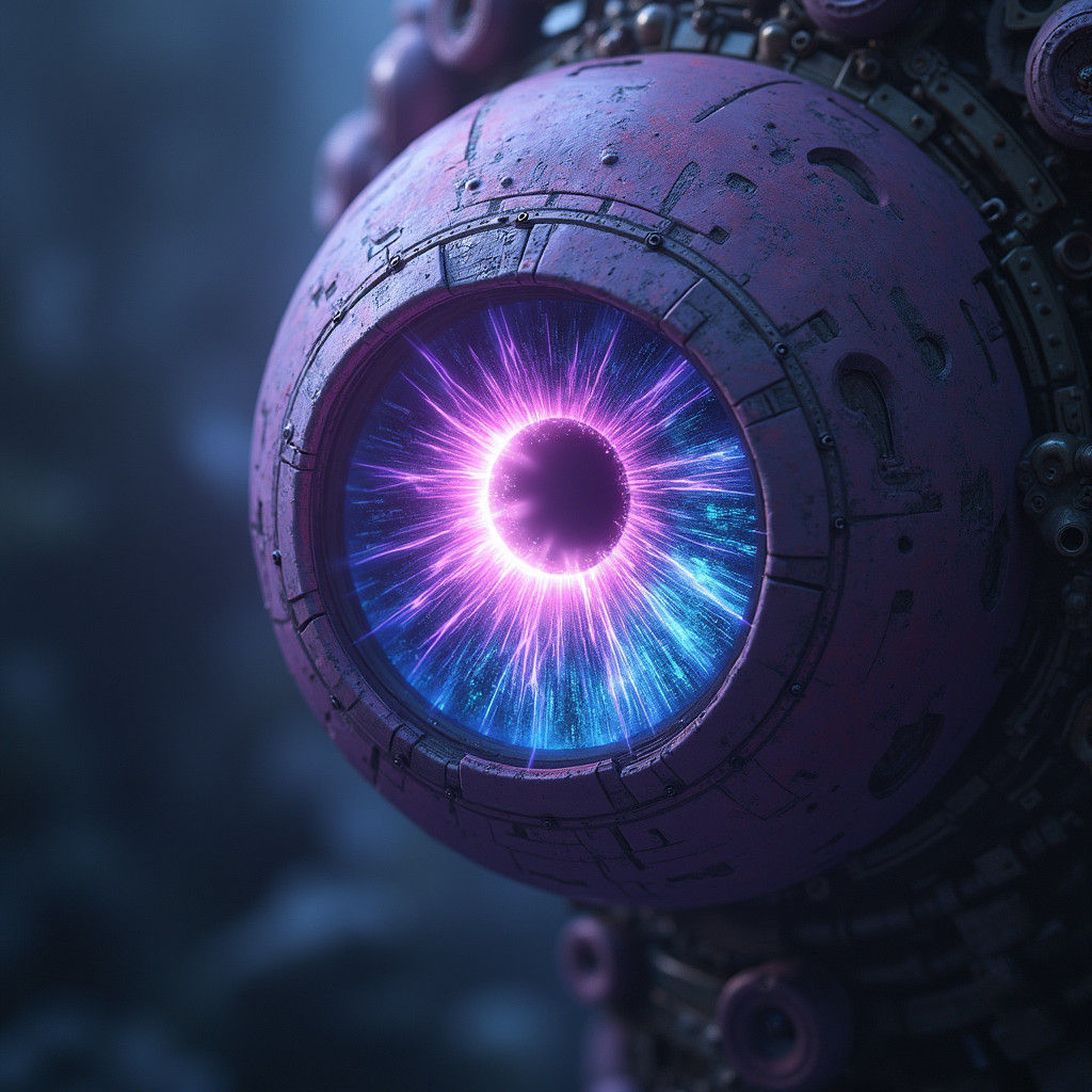 Ethereal Glowing Fission Reactor Eyeballs