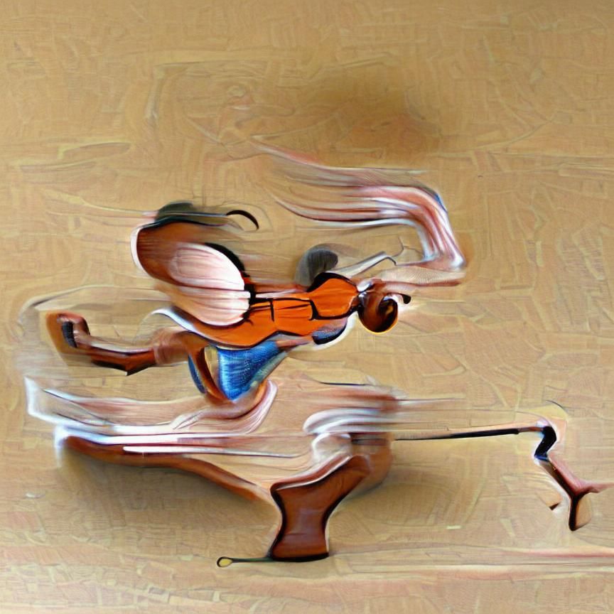 AI Generated Image of a Violin