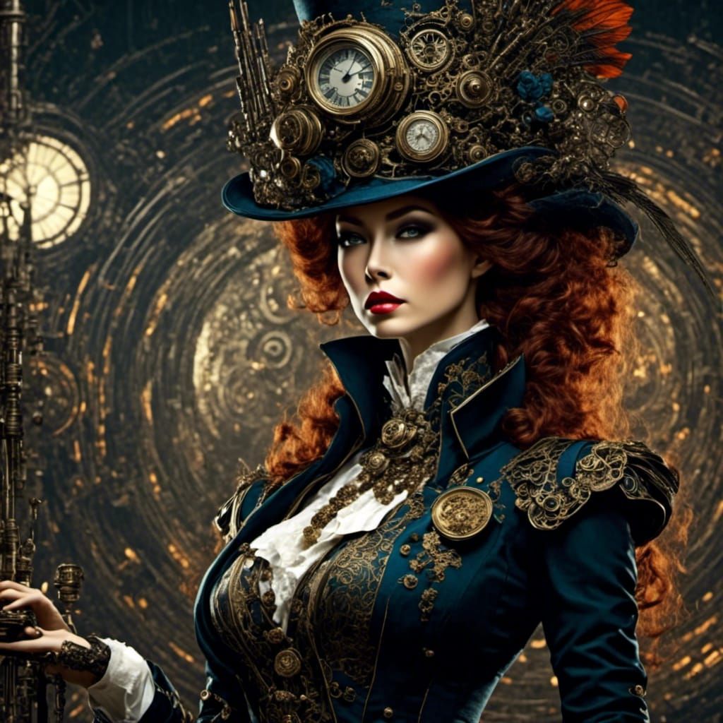 Steampunk Mechanical Marvel: A Fusion of Past and Future
