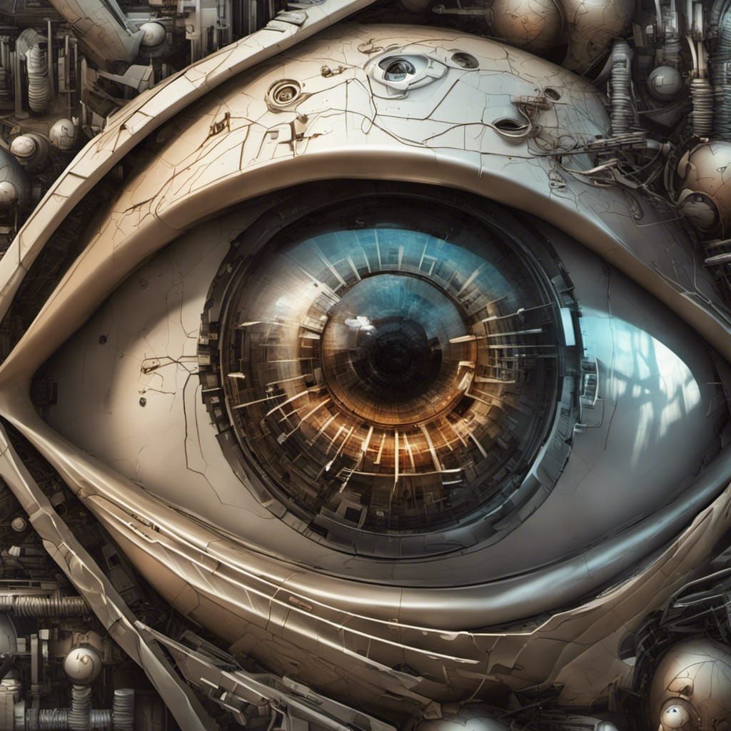 MACRO EYEBALL BY Technology of delights by Bosch by Peter Gric Futuristic