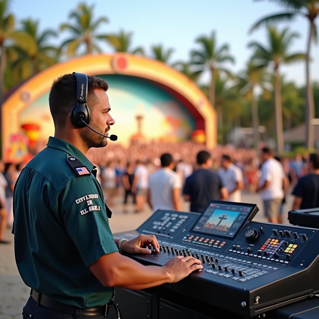 Technician Captures Vibrant Polynesian Cultural Stage