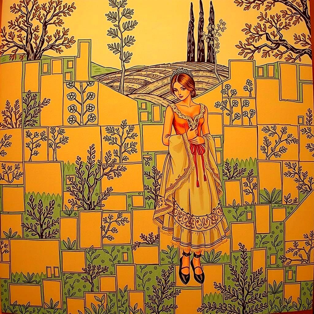 Antique Figure in an Idealized French Landscape