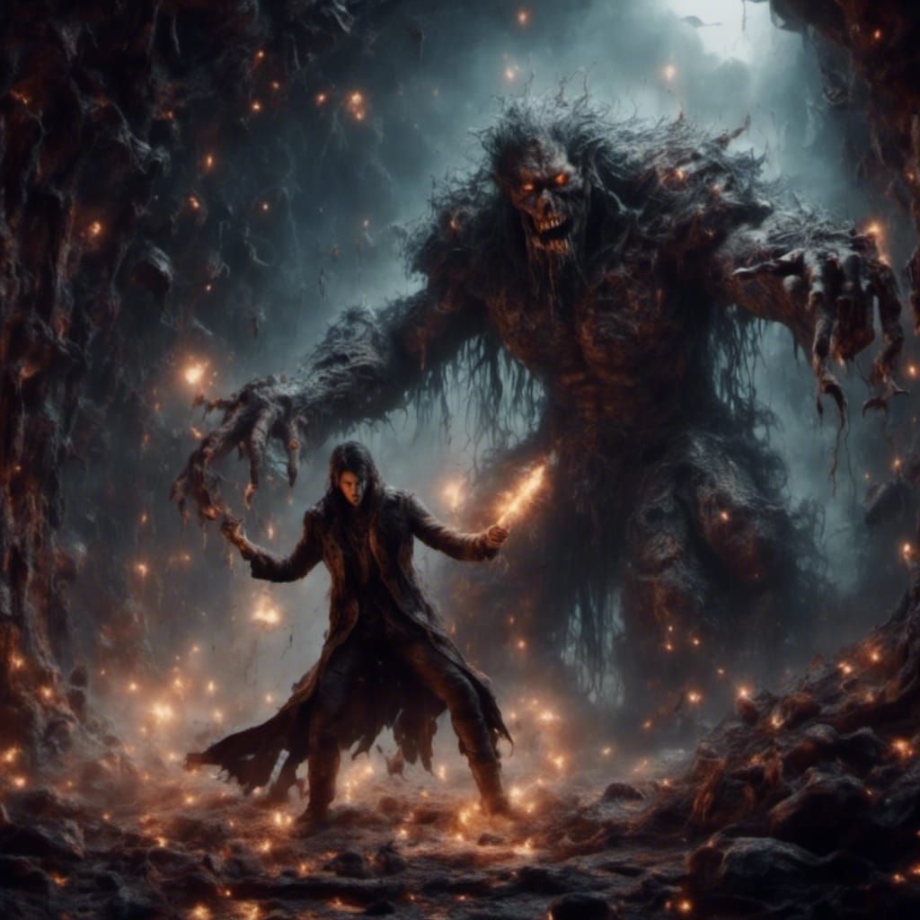 90's Detective Versus Sewer Killer, Frazetta Style