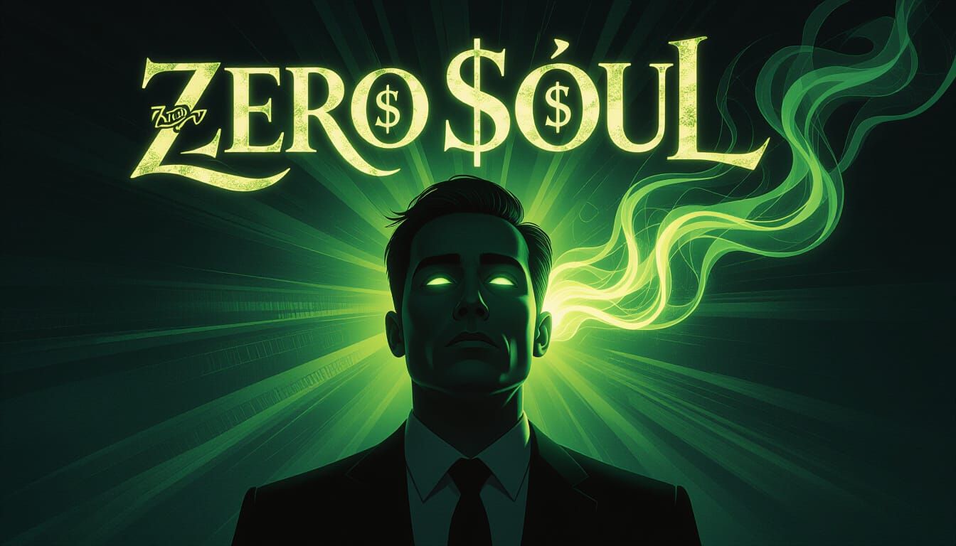 Man Loses Soul for Money in Epic Digital Matte Painting