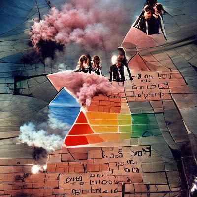 AI Interpretation of Pink Floyd Concept