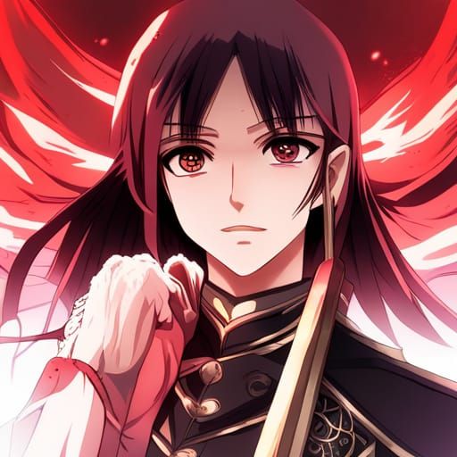 Anime Demon Sword Wielder from Amayai Clan