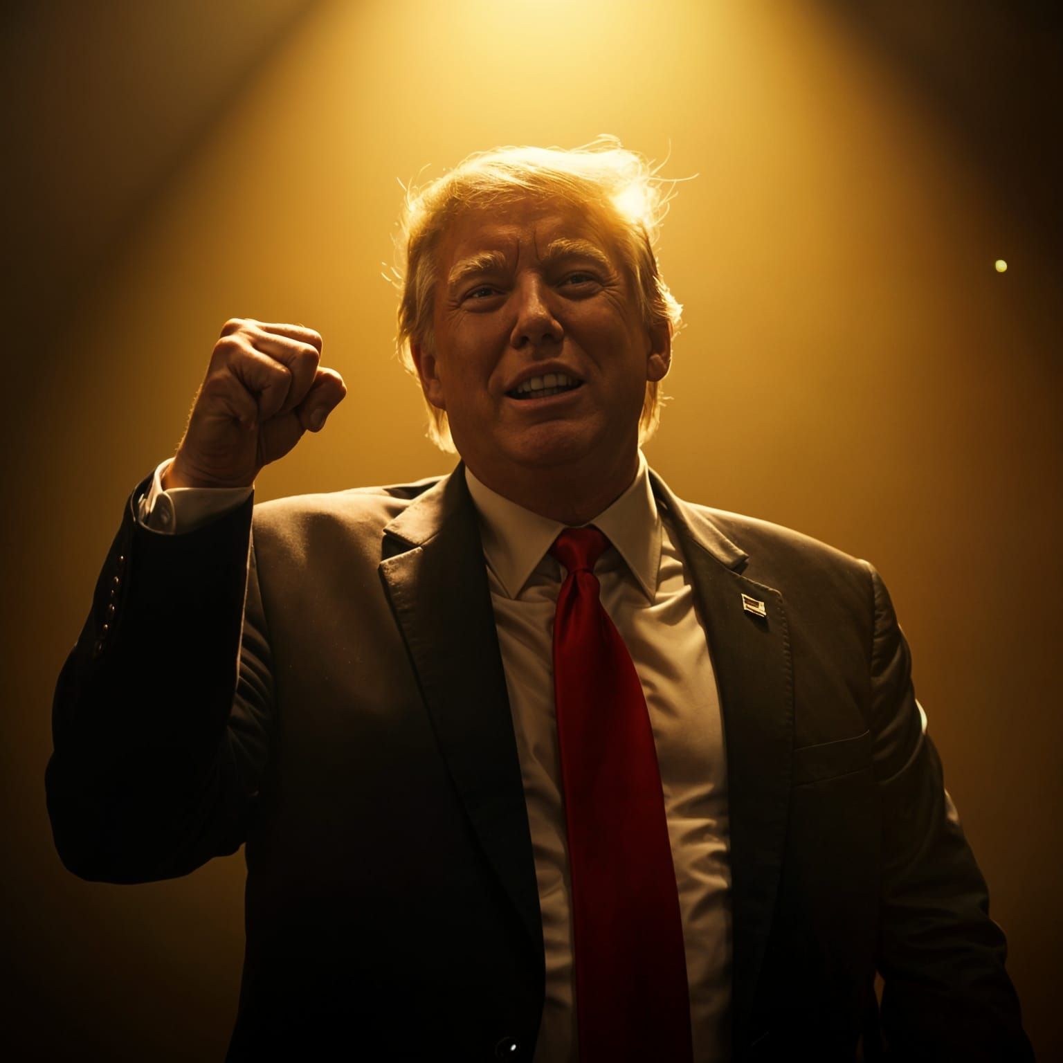 Donald Trump Victory: Cinematic Film Still