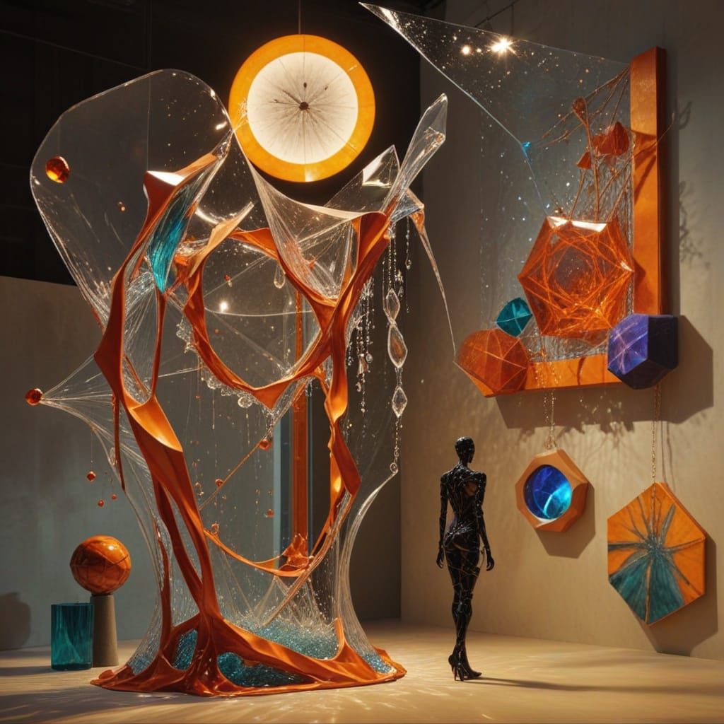 graffito curved Chiaroscuro living paradigm knitted strands of liquid glass Byzantian slashed velvet imperial colorway d...