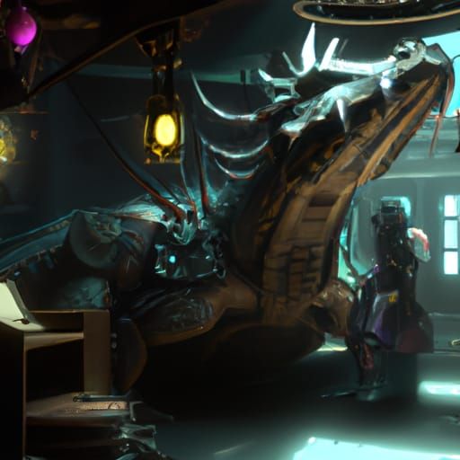 A dragon in the surgery room. a masterpiece, 8k resolution, ...