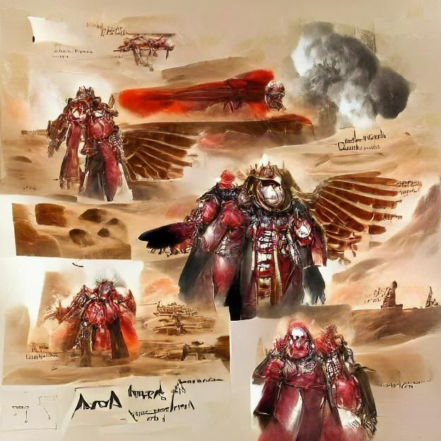 Angron, the Red Angel Concept Art