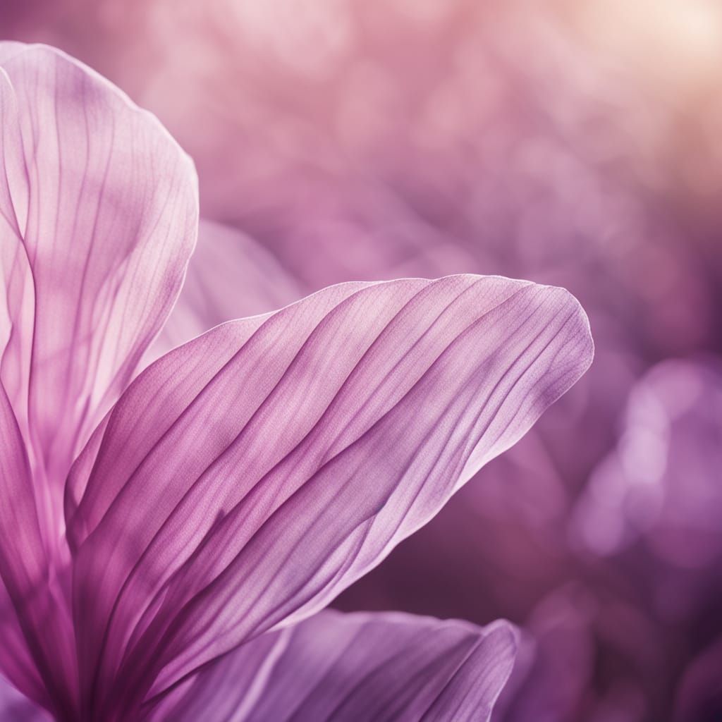 Dried Orchid Petals Resemble Fairy Wings in Macro Photograph...