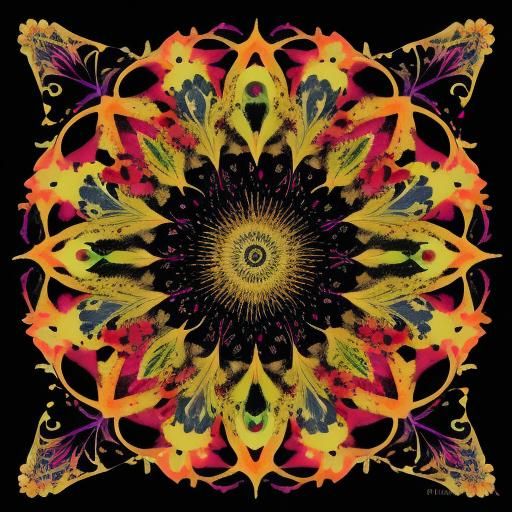 Surreal Calla Lilies Illustration with Paint Splatter Cross