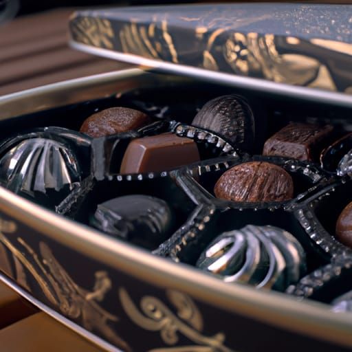 Open Chocolate Box: Hyperdetailed 3D Digital Art
