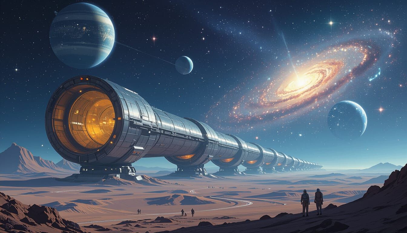 Interstellar Tunnel Network Shines Through Milky Way