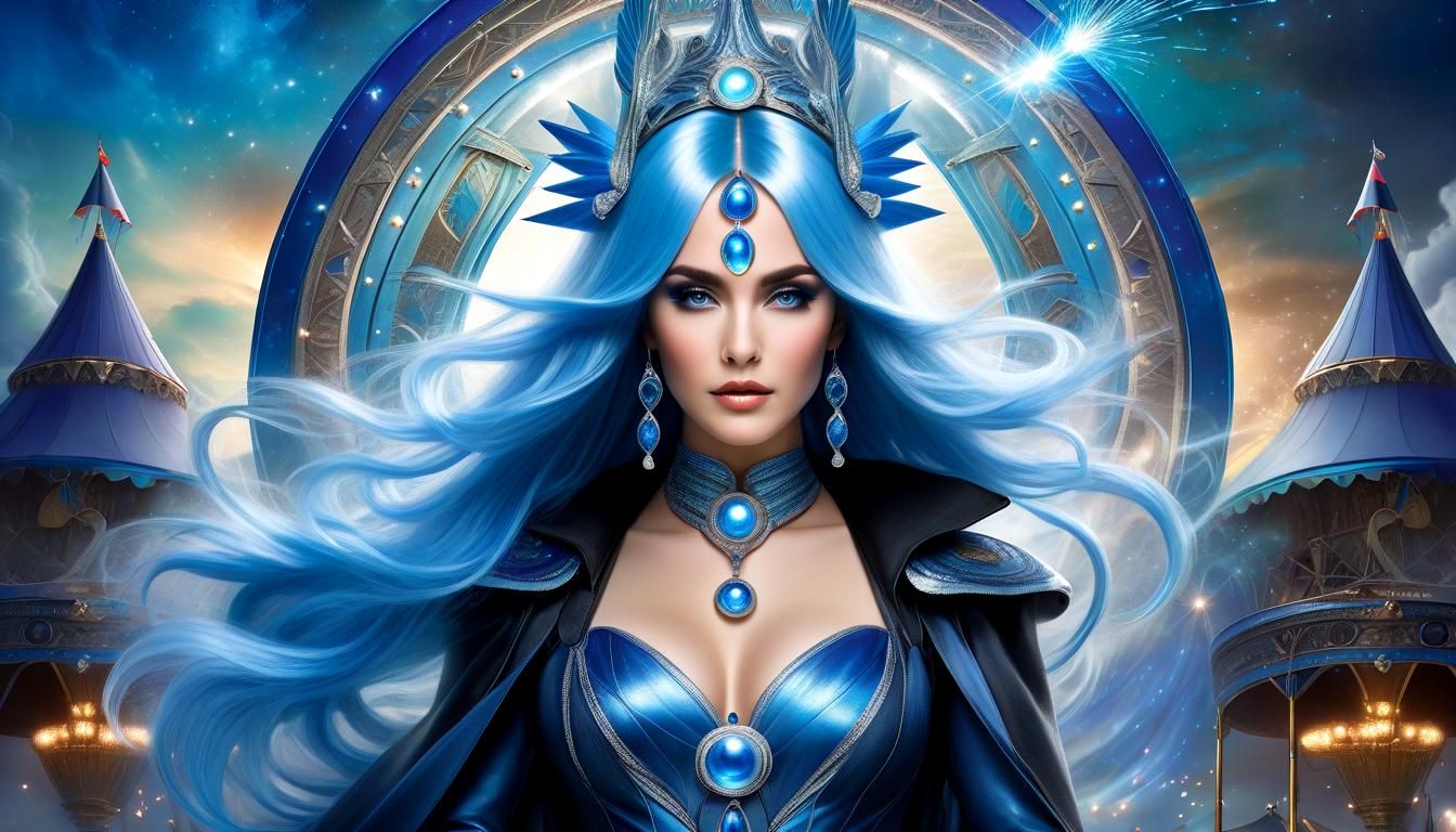 Mystical Portal Scene in Expressionist Style