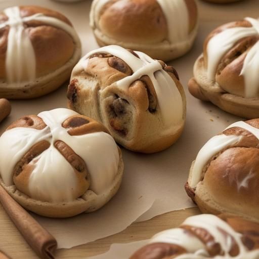 Hot cross buns, hot cross buns. One a pinning 2 epheny hot c...