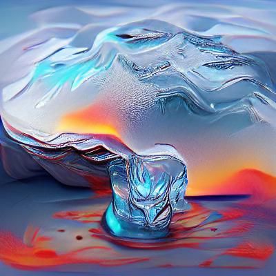 Melting Ice: A Fragile Arctic Landscape