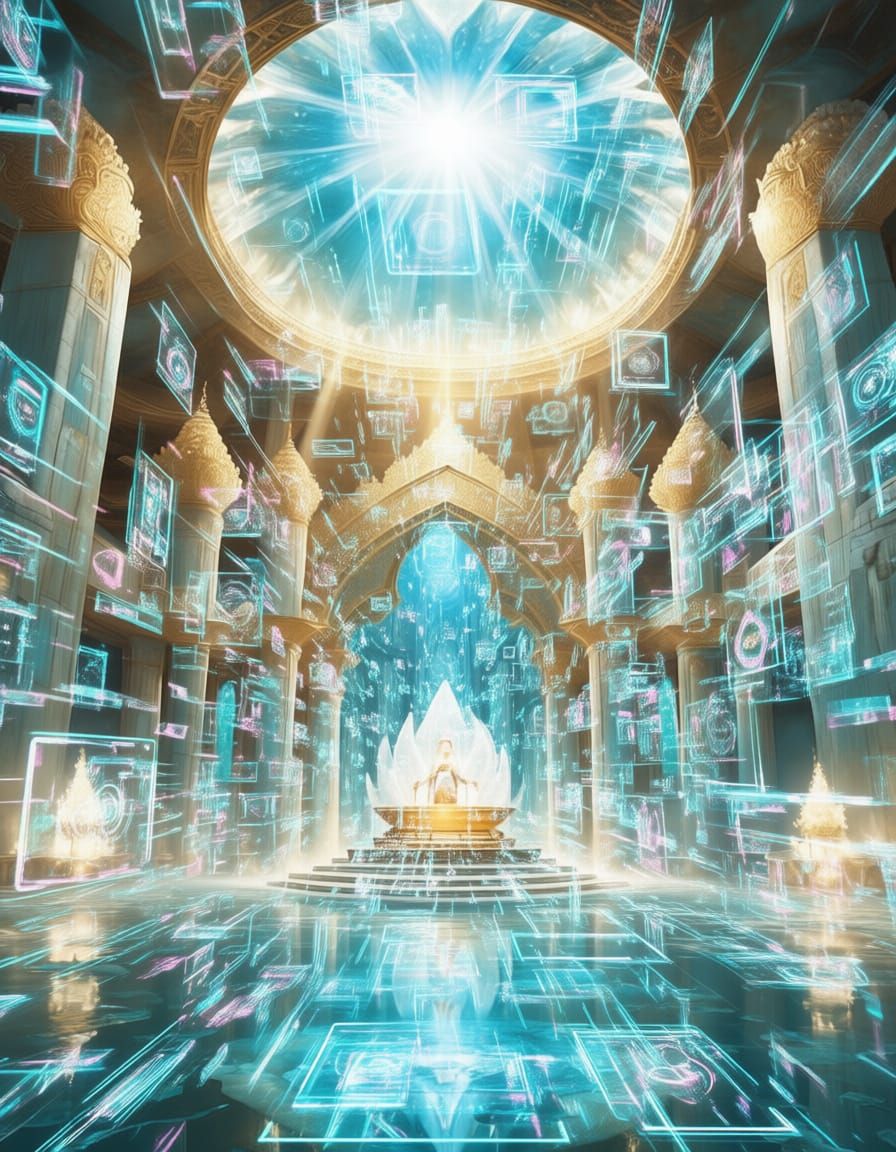 Lemurian Crystal Temple Sanctuary With Healing Energy