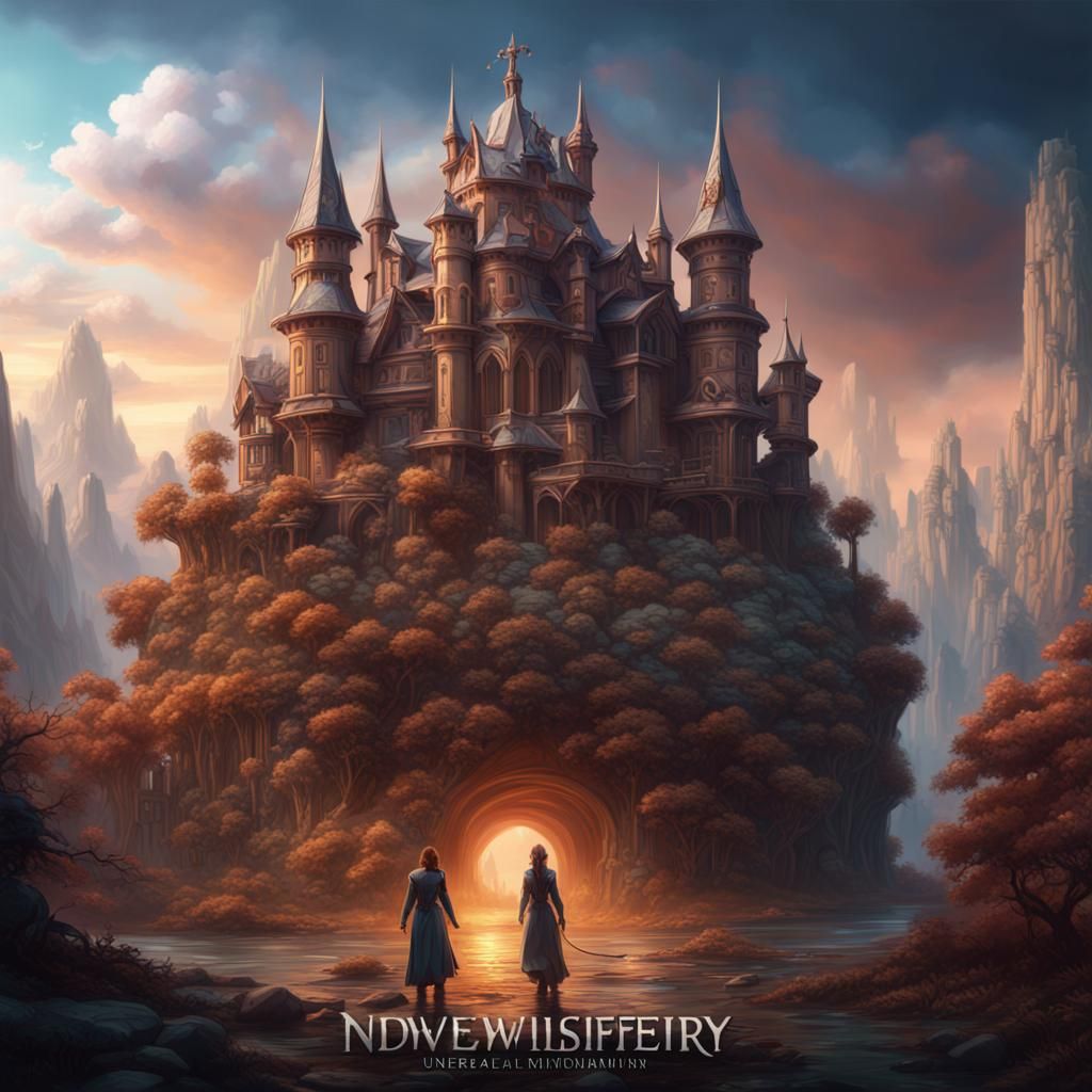 Fantastical Midwifery Poster in Detailed Matte Painting
