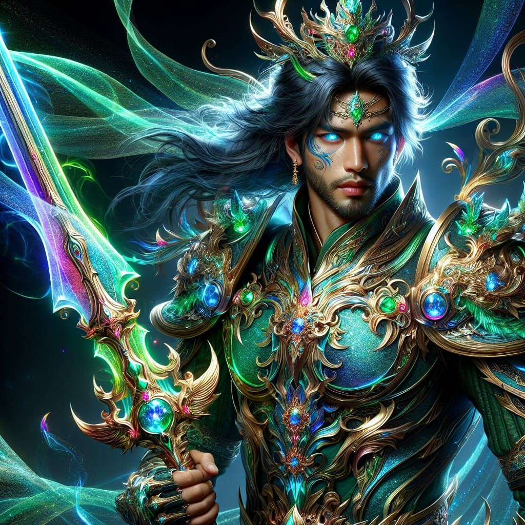 Ashurizan -- warrior wielding Dark Kiss the sentient sword