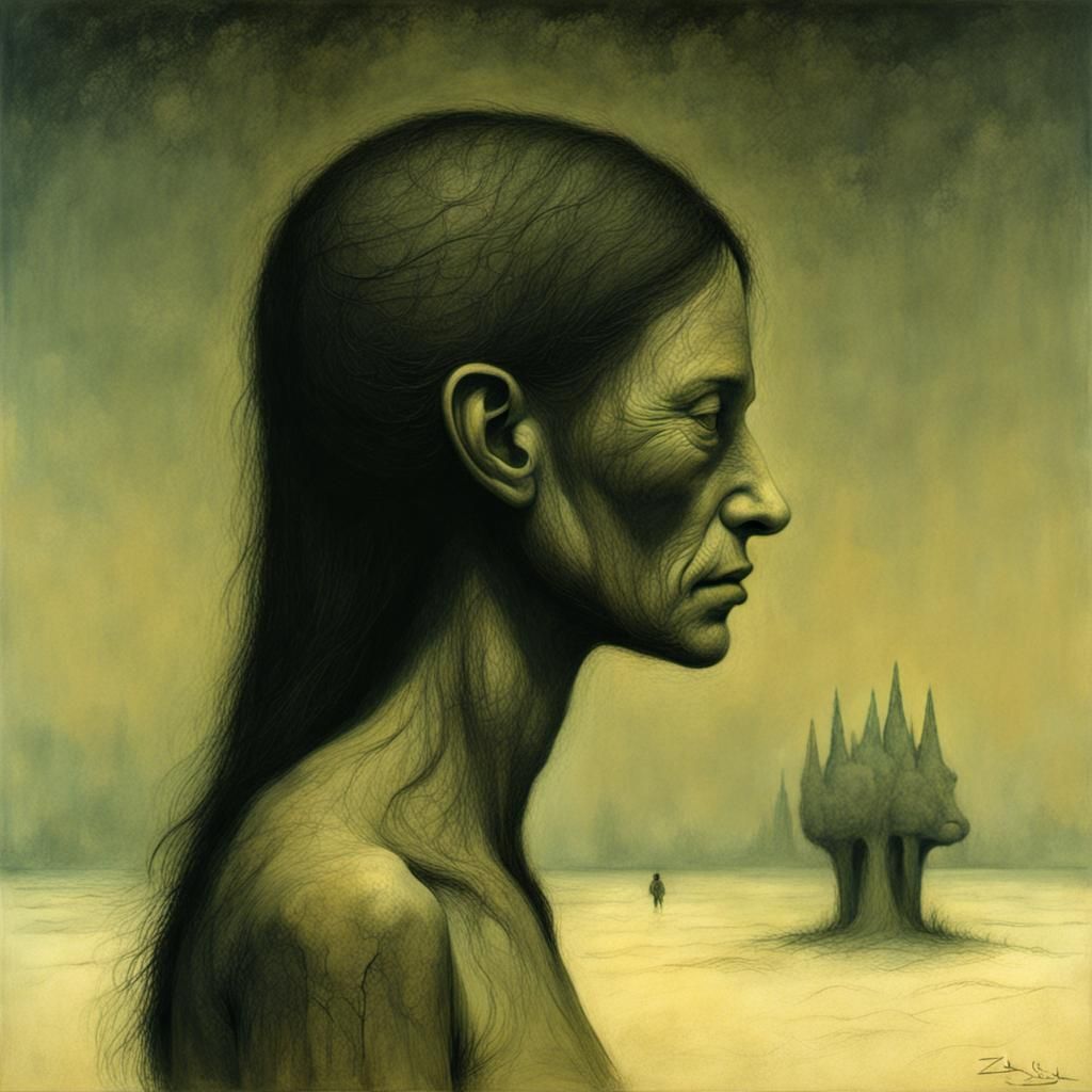 Eerie Ears in Dark Gothic Style
