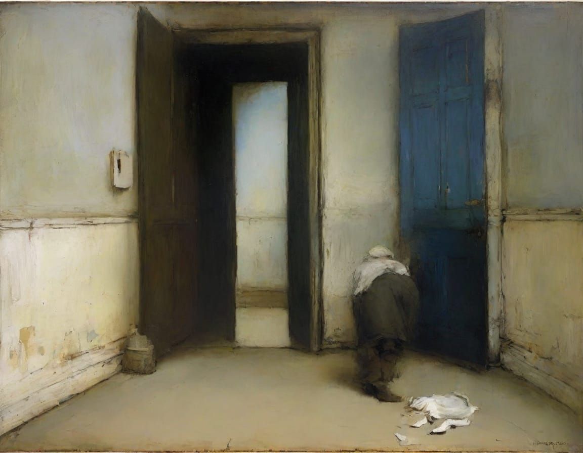 Impressionist Toil and Resignation in Oil