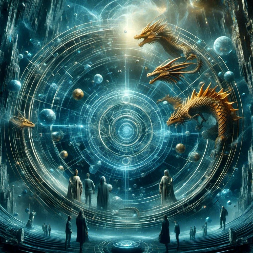 Stargate with Dragon Guardians