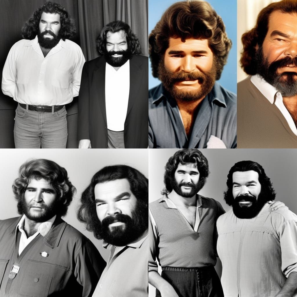 Michael Landon and Bud Spencer Together